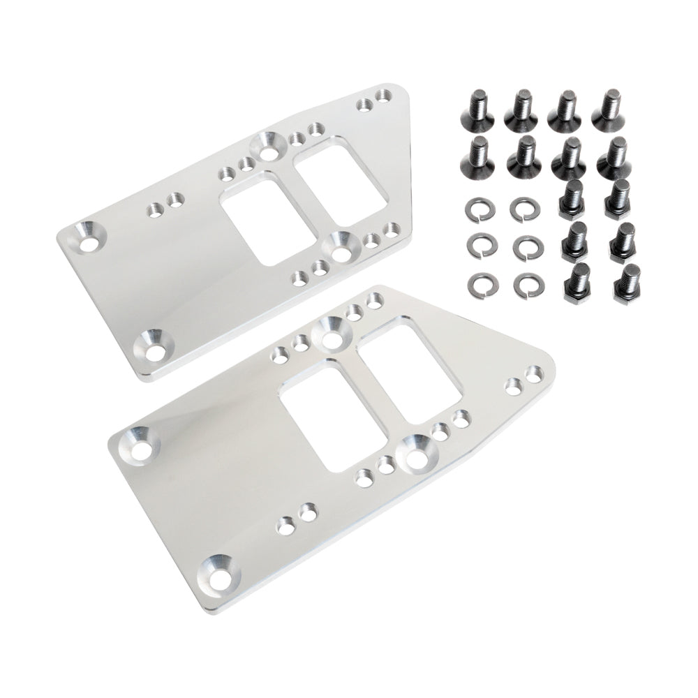 Racing Power Co-Packaged Billet LS Motor Mount Adapter Plates MPN RPCR5140 For GM LS-Series