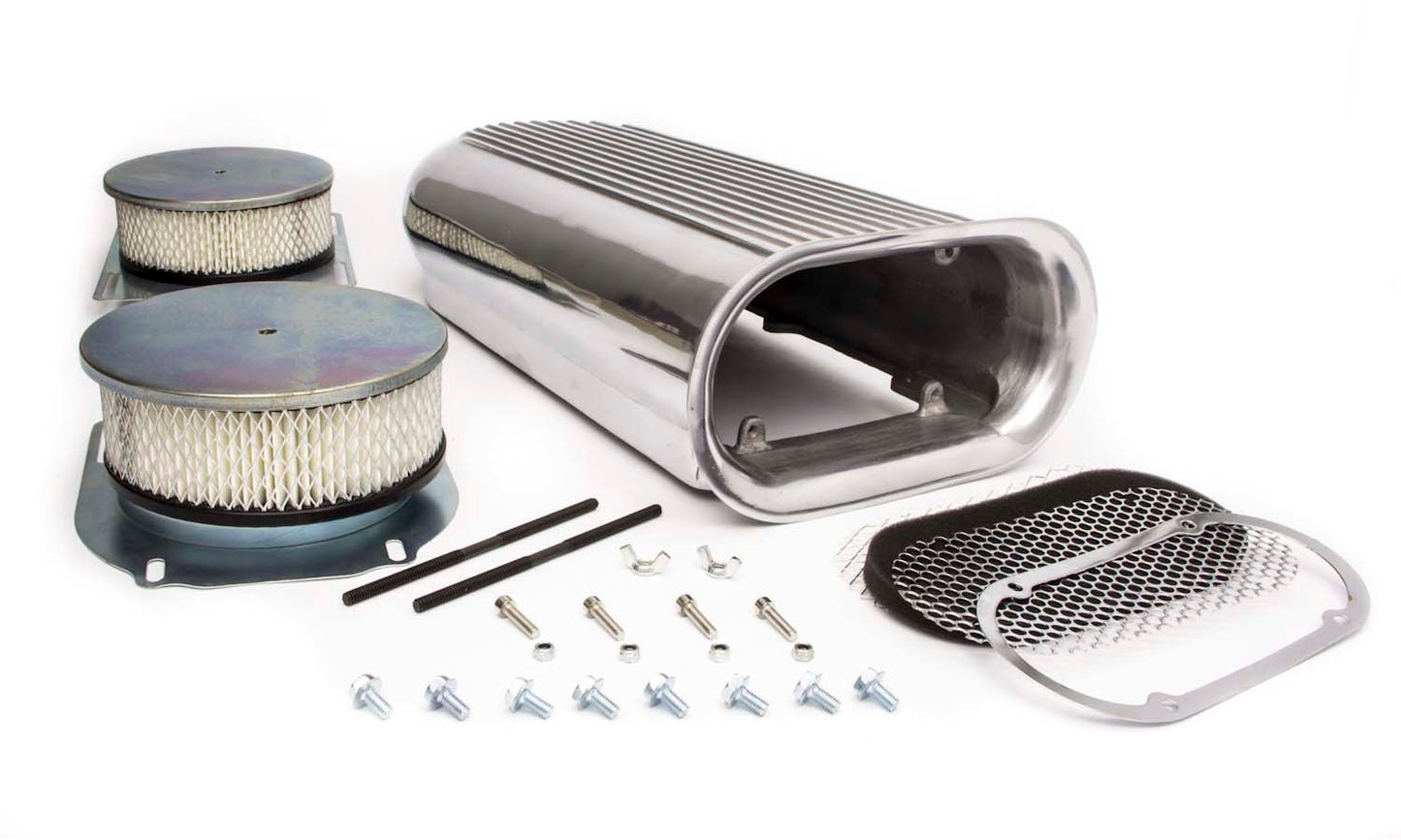Racing Power Co-Packaged Polished Hilborn Style Dual Quad Scoop MPN RPCR5233