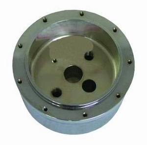 RACING POWER CO-PACKAGED Chrome Alum Gm 67-94 St eering Wheel Adapter RPCR5602C