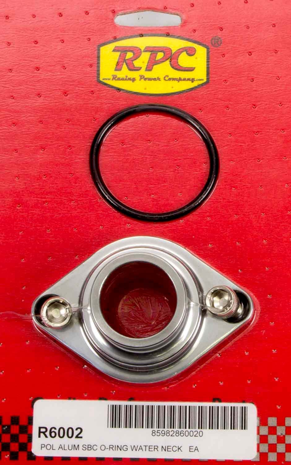 RACING POWER CO-PACKAGED 55-64 Chevy V8 Alum Str Up Water Neck Polished RPCR6002