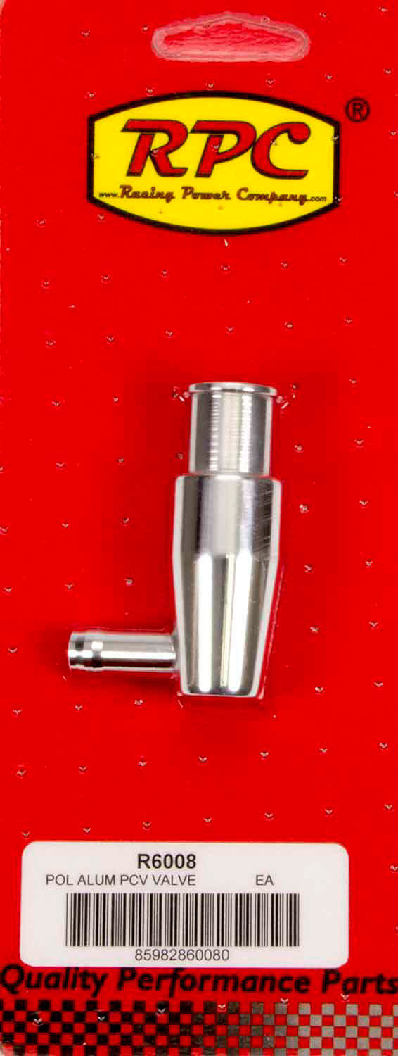 Racing Power Co-Packaged Alum PCV Valve Polished MPN RPCR6008
