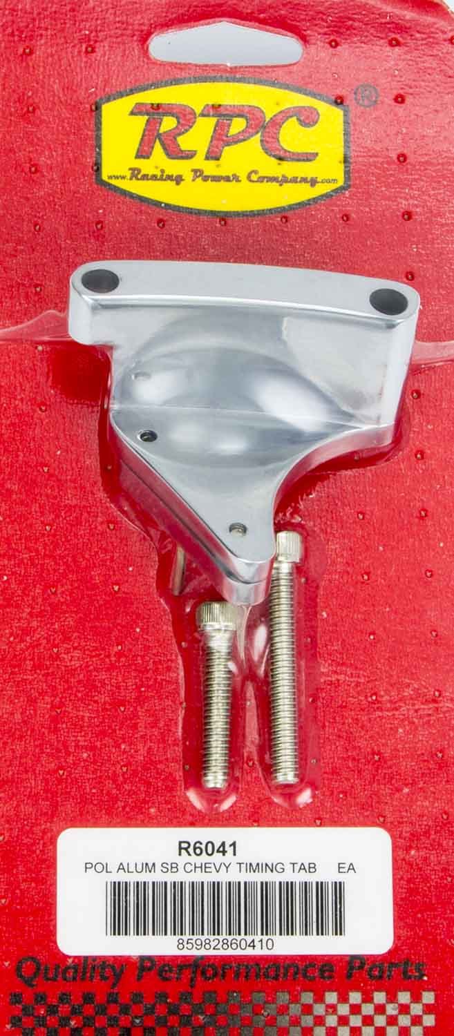 Racing Power Co-Packaged SBC Alum Timing Tab Polished MPN RPCR6041 For Chevy