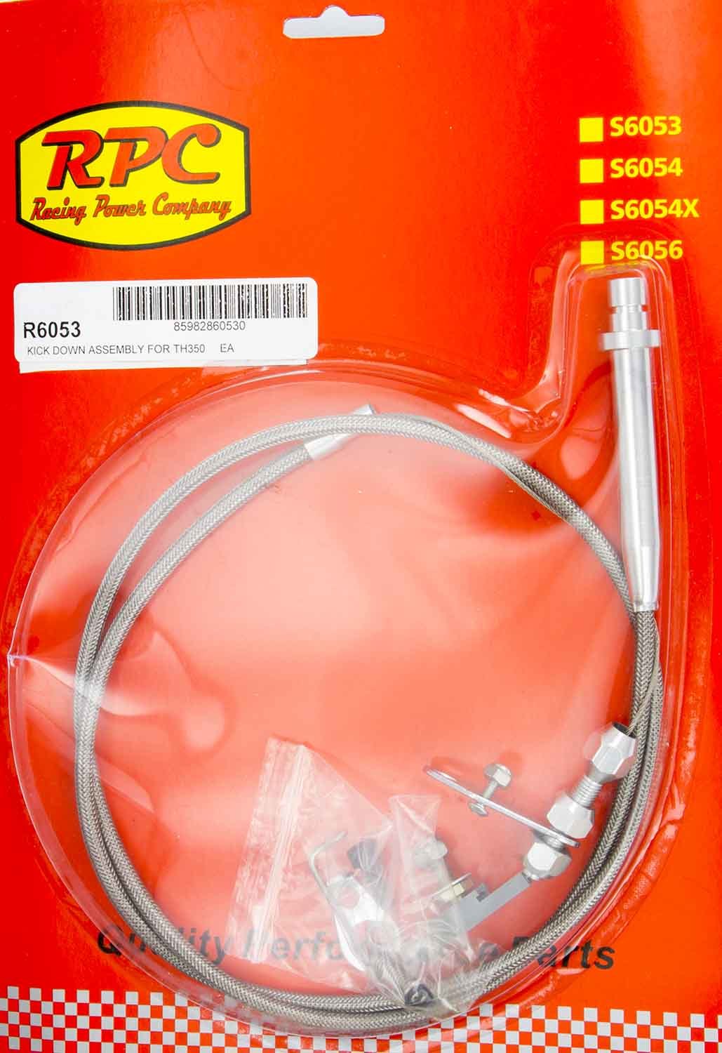 Racing Power Co-Packaged TH350 Stainless Kick Down Assembly MPN RPCR6053 TH350