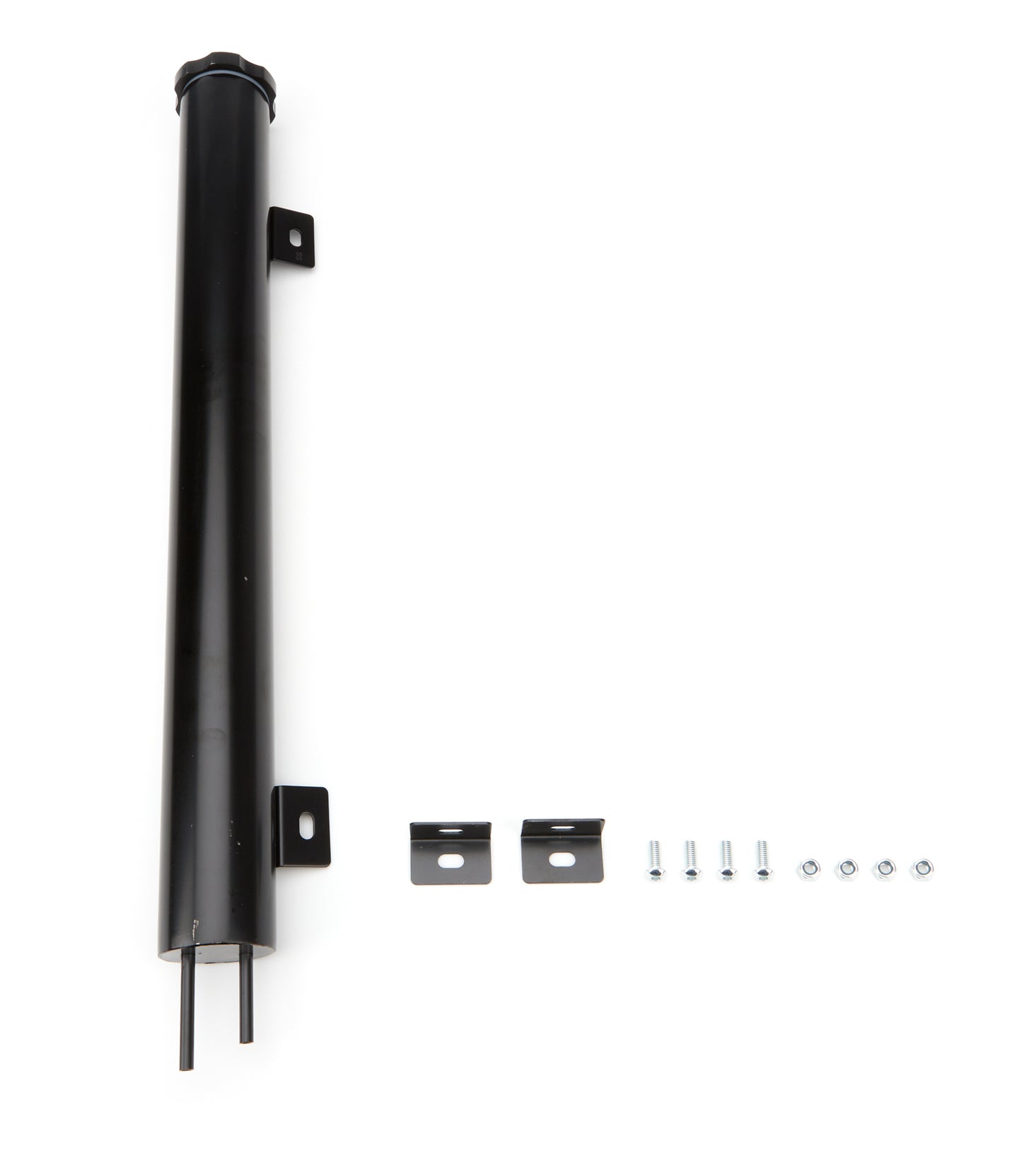 Racing Power Co-Packaged Stainless 2in x 19in Overflow Tank Black MPN RPCR6075BK
