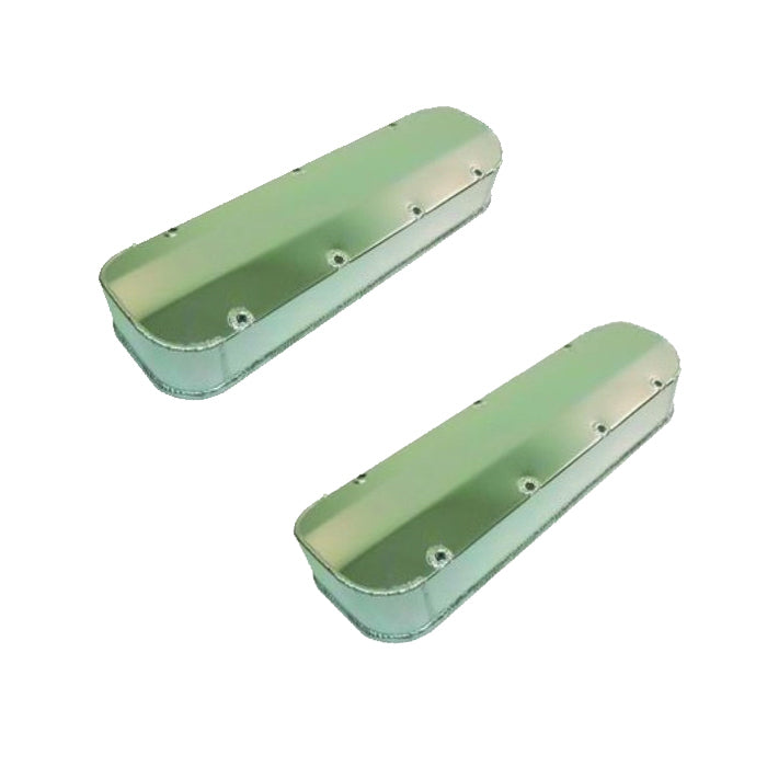 RACING POWER CO-PACKAGED Fabricated BB Chevy 1965 -95 Valve Covers W/Rails RPCR6244