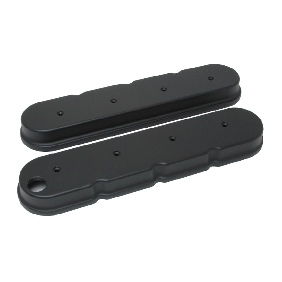 Racing Power Co-Packaged GM LS Engine Valve Cover Aluminum Black MPN RPCR6369BK For GM LS-Series