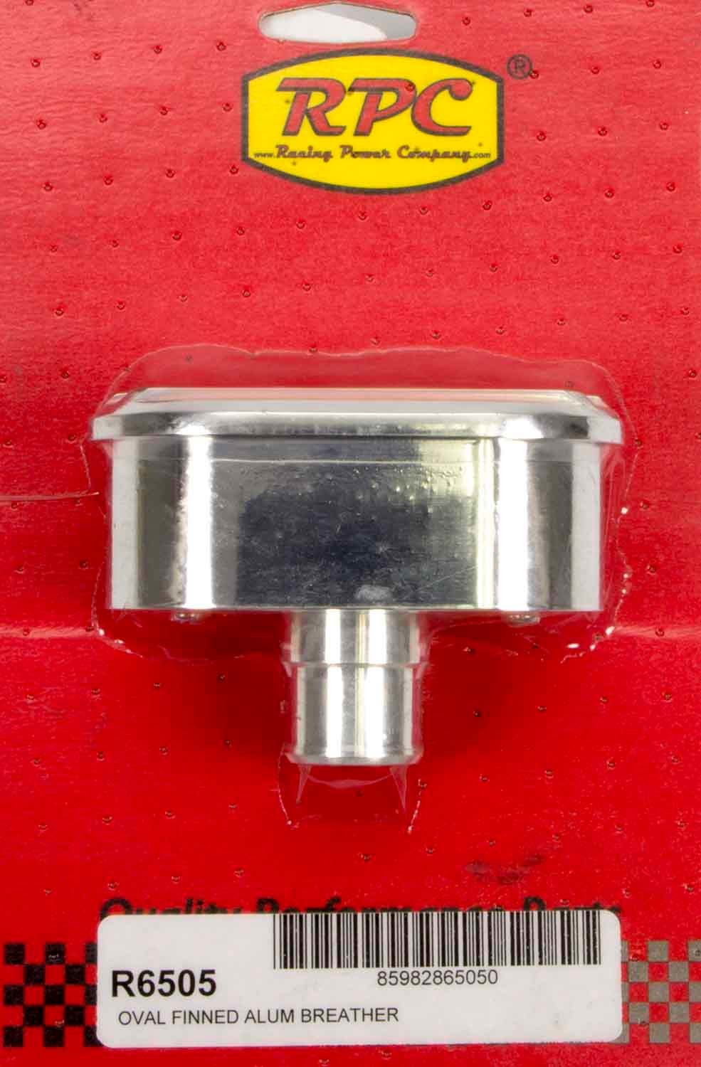 RACING POWER CO-PACKAGED Alum Finned V/C Breather Polished RPCR6505