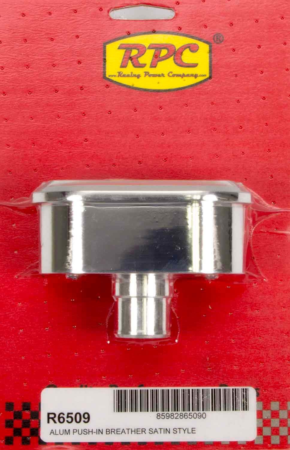 Racing Power Co-Packaged Alum Finned V/C Breather Polished/Satin MPN RPCR6509
