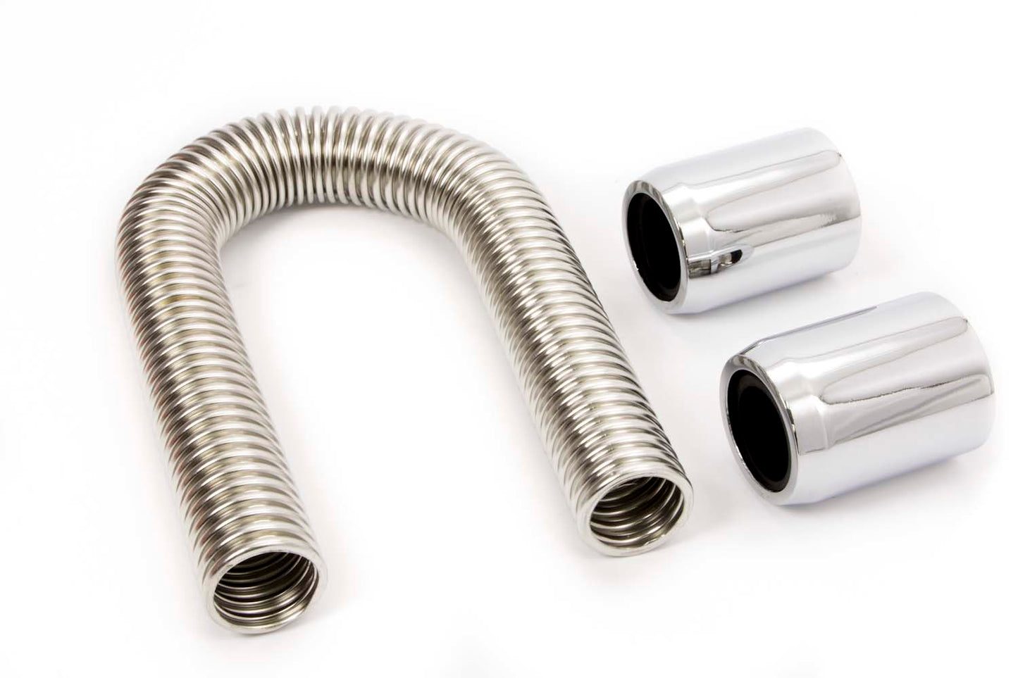 Racing Power Co-Packaged 24in Stainless Hose Kit w/Chrome Ends MPN RPCR7305