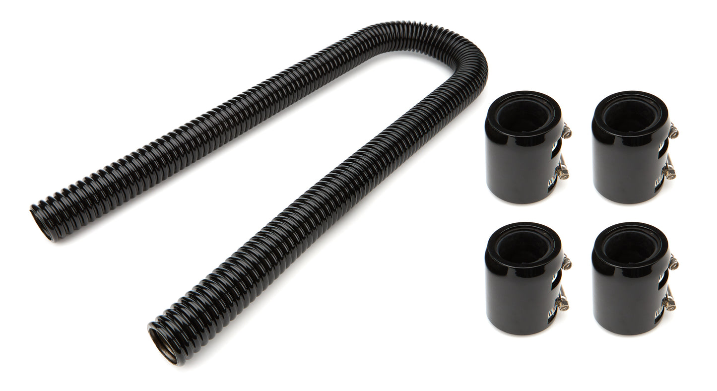 Racing Power Co-Packaged Black 48in Stainless Radiator Hose Kit MPN RPCR7310BK