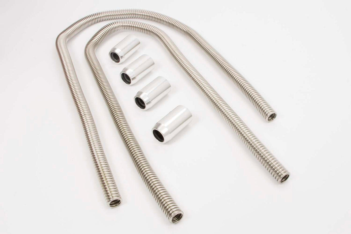 Racing Power Co-Packaged 2-44in Stainless Heater Hose Kit w/Chrome Ends MPN RPCR7314