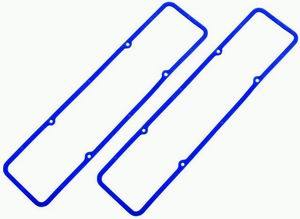 Racing Power Co-Packaged Blue Rubber SB Chevy Valve Cover Gaskets Pair MPN RPCR7484X For Chevy