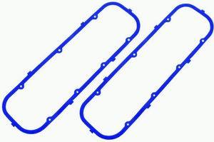 Racing Power Co-Packaged Blue Rubber BB Chevy Valve Cover Gaskets Pair MPN RPCR7485X For Chevy