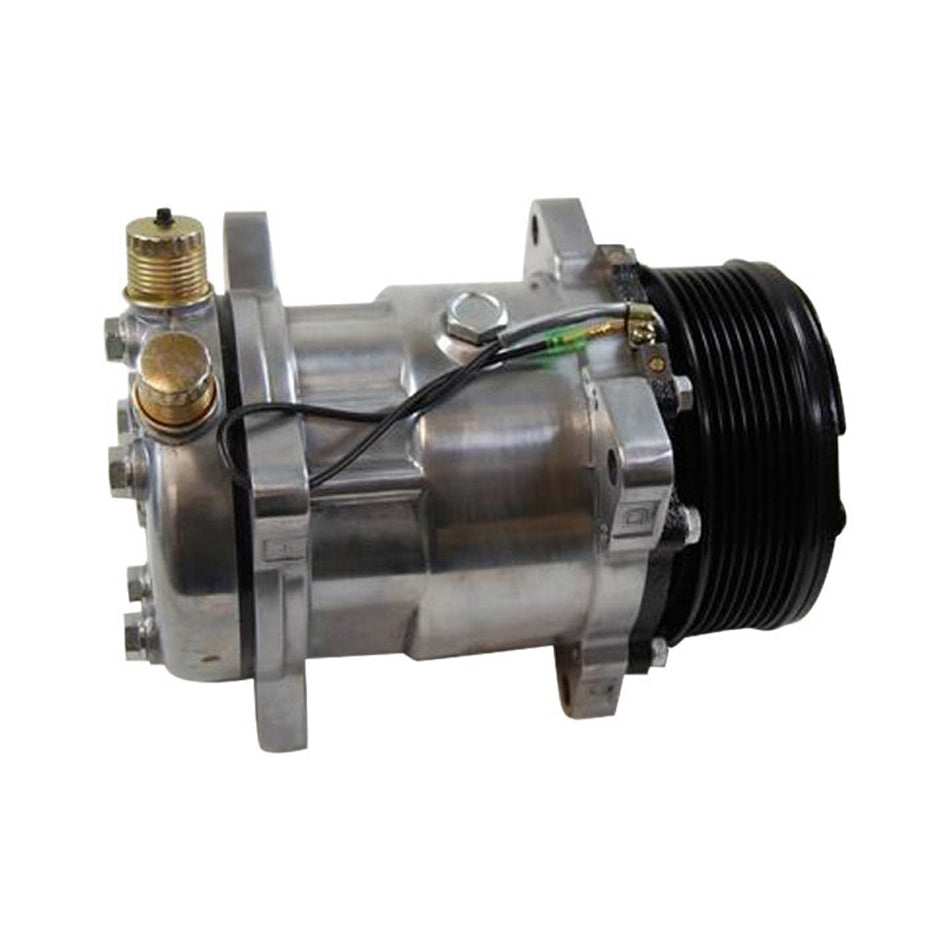 Racing Power Co-Packaged Sanden #508 12V A/C Comp ressor Serpentine Pulley MPN RPCR8751 For Universal use