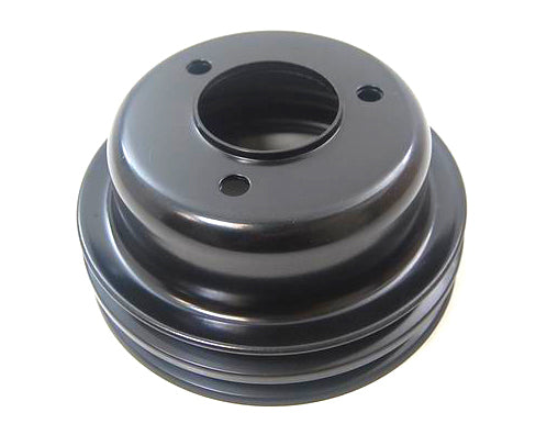 Racing Power Co-Packaged Ford 289 2 Groove Crank shaft Pulley Black MPN RPCR8974B For Ford