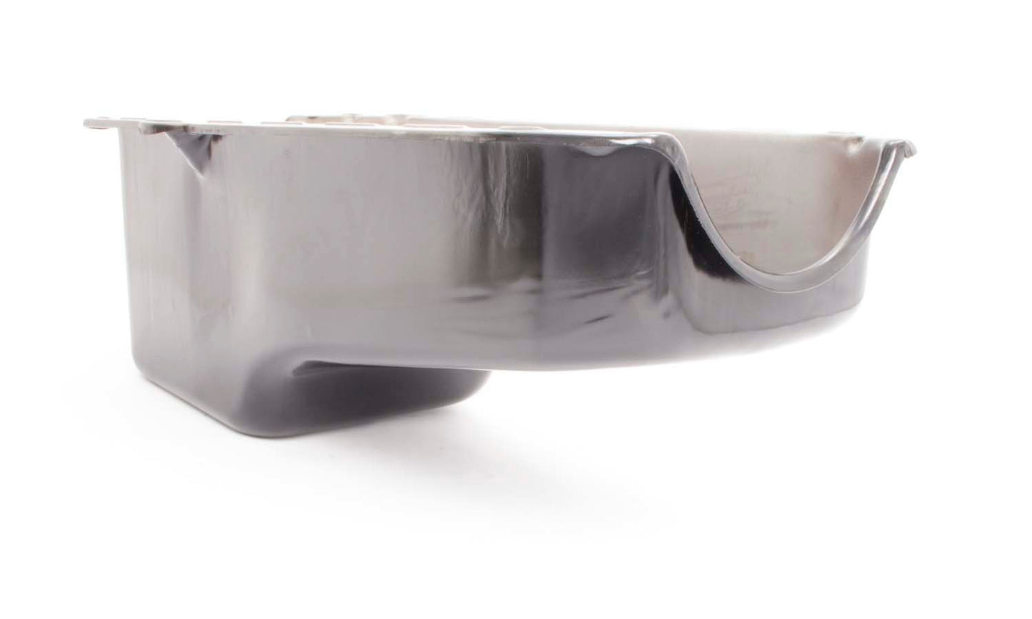 Racing Power Co-Packaged 80-85 SBC Steel Stock Oil Pan Black MPN RPCR9092P For Chevy