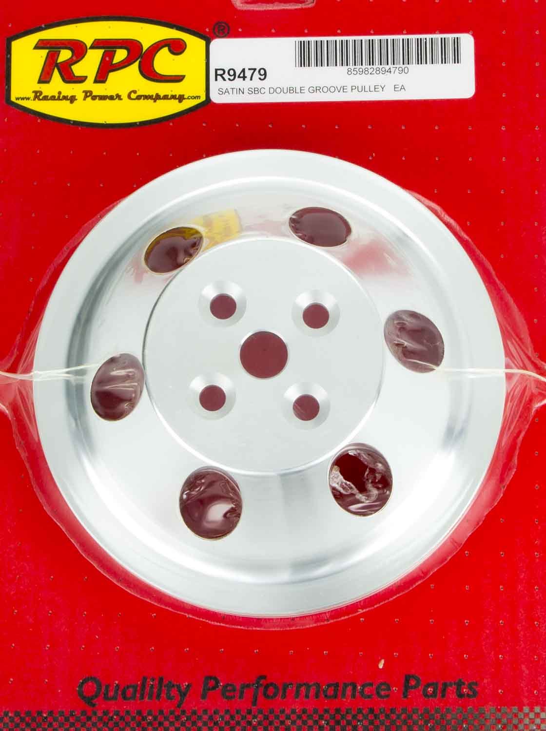 Racing Power Co-Packaged Aluminum Pulley MPN RPCR9479 For Chevy