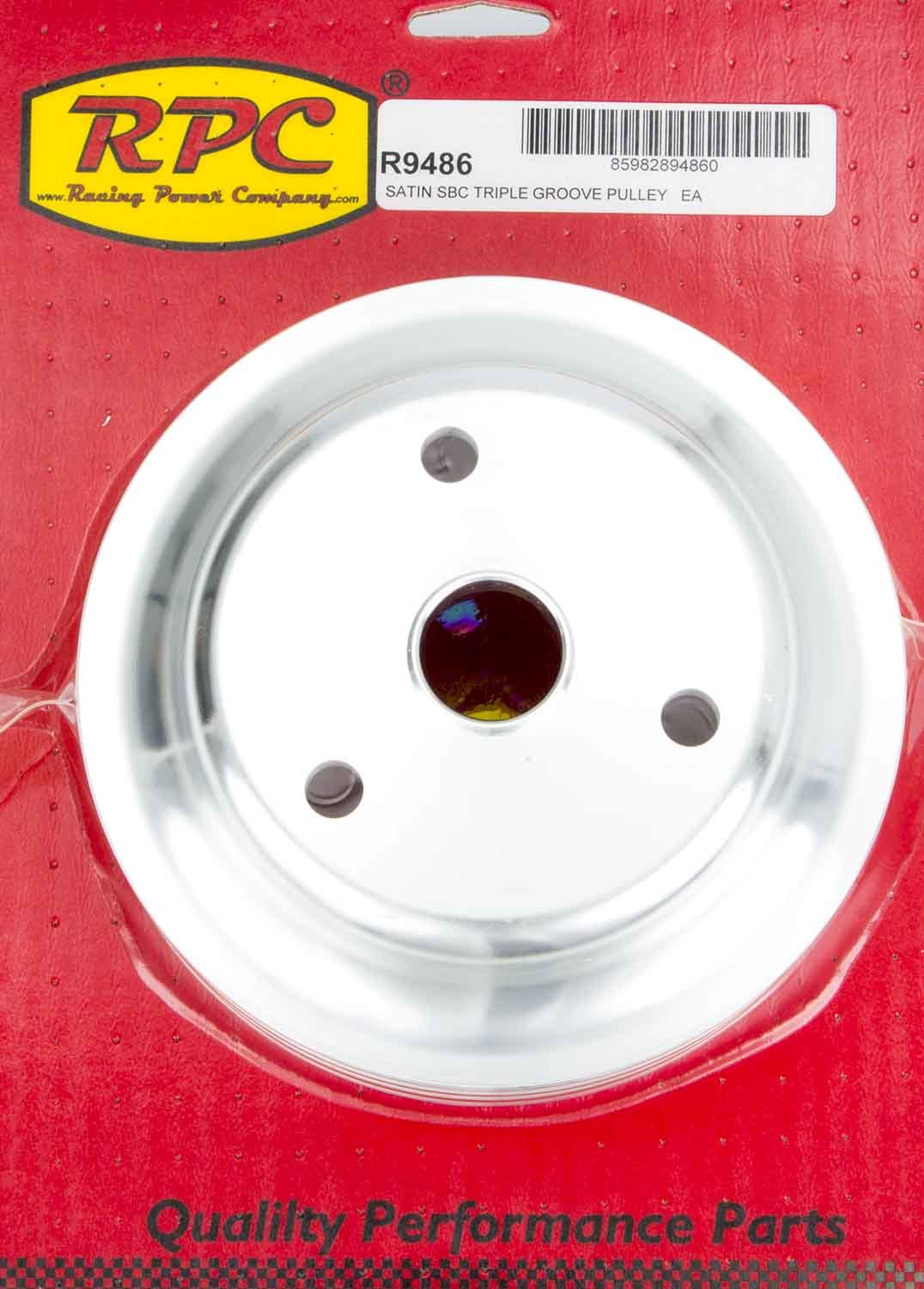 Racing Power Co-Packaged Aluminum Pulley MPN RPCR9486 For Chevy