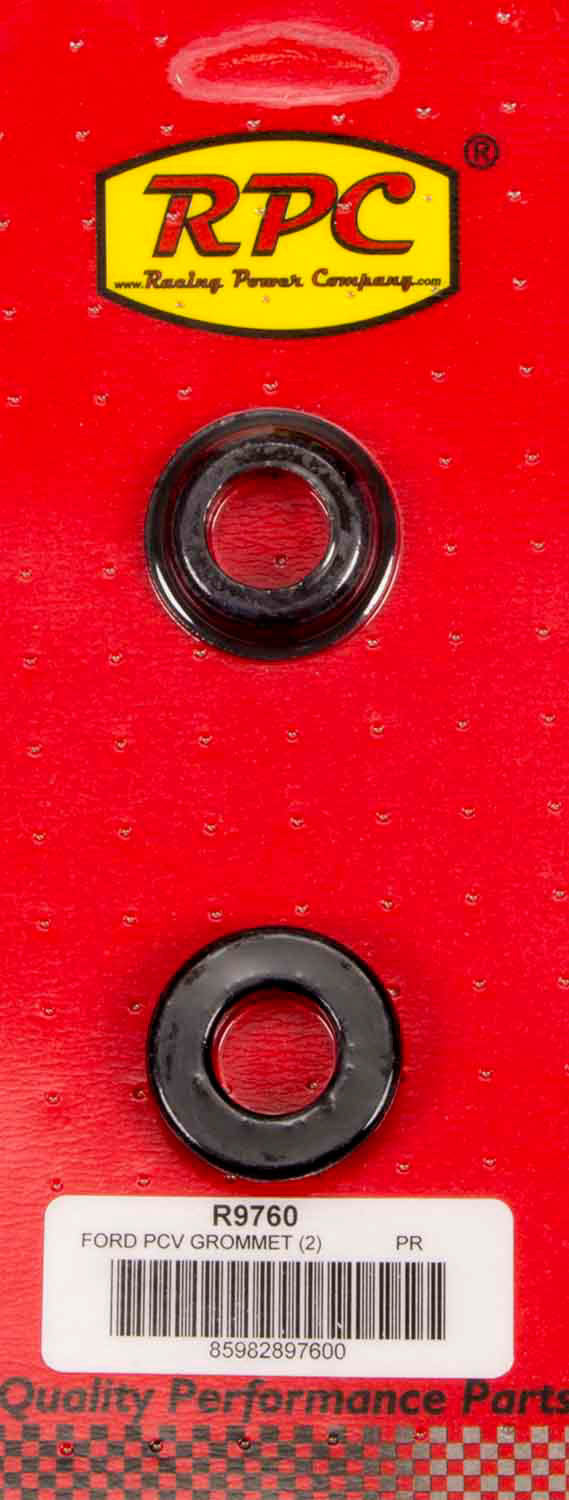 RACING POWER CO-PACKAGED 1 OD X 3/4 ID Steel V/C PVC Grommets 2pk RPCR9760