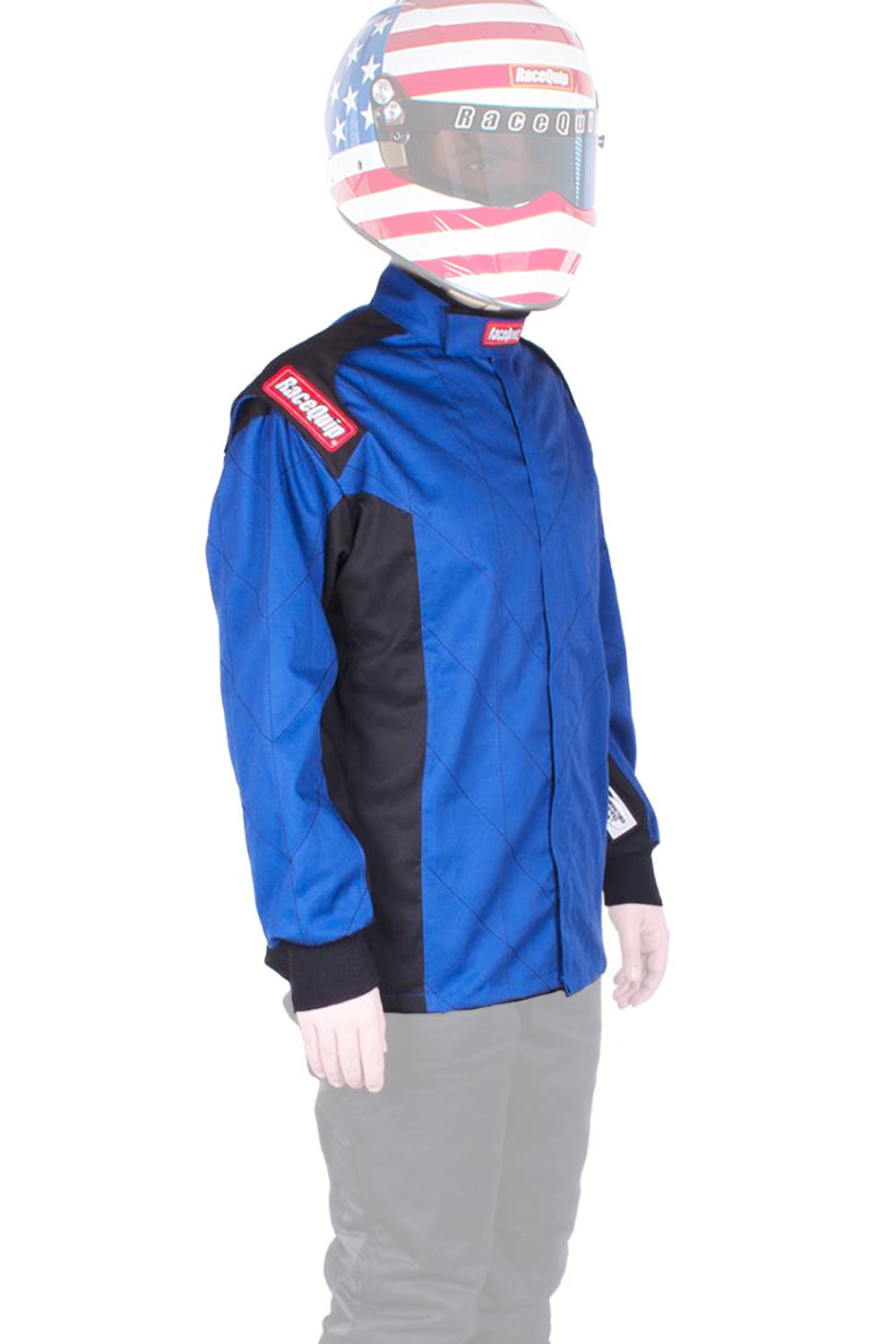 Racequip Jacket Chevron Blue Medium SFI-1 MPN RQP131923