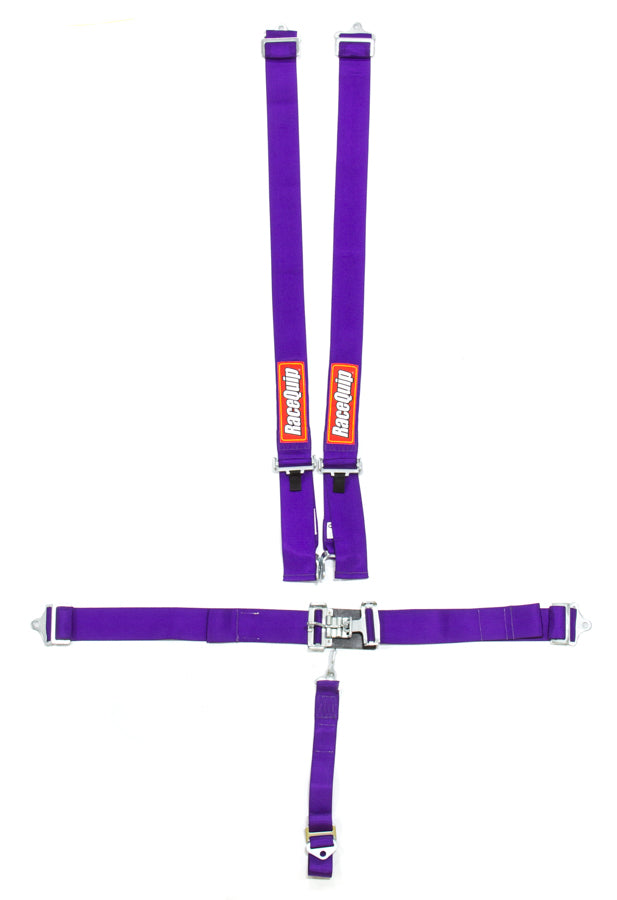 Racequip 5pt Harness Set L&L Purple SFI MPN RQP711051
