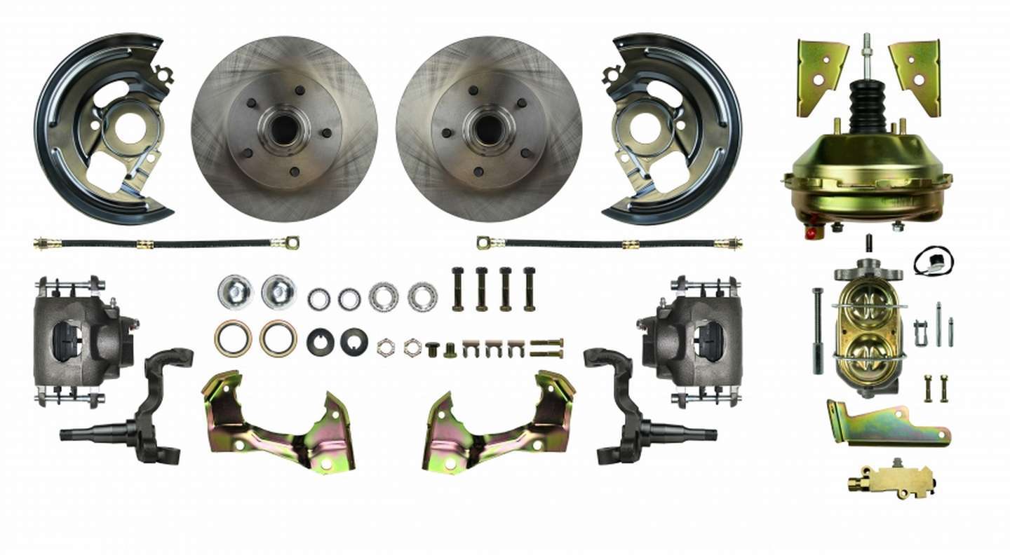 Right Stuff Detailing 64-72 GM A Body Booster Power Disc Brake Kit MPN RSDAFXDC01C For GM A-Body 1964-72