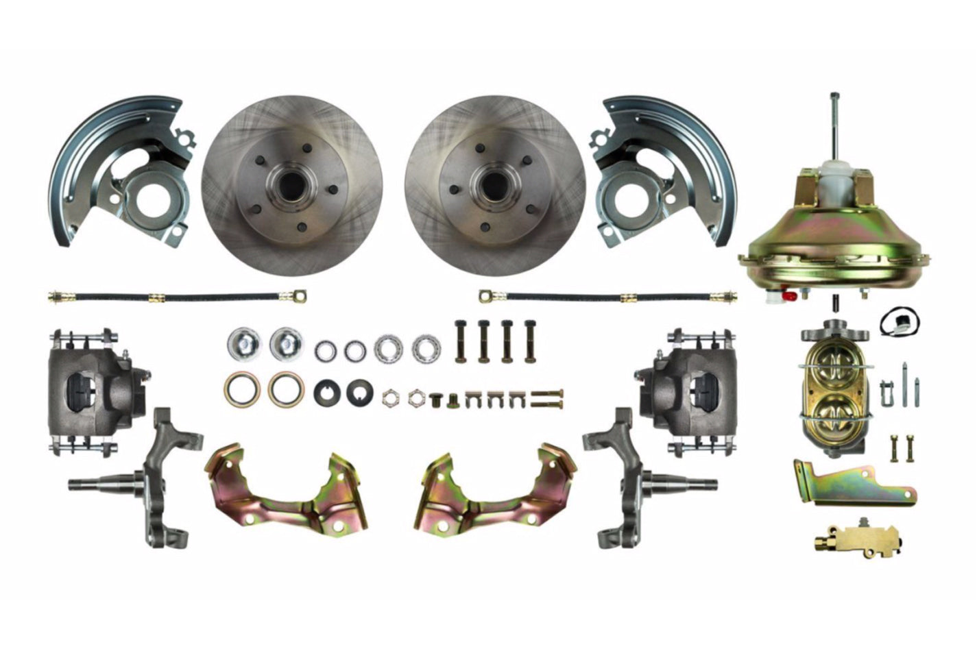 Right Stuff Detailing Rear Disc Brake Conversi on Kit w/Parking Brake MPN RSDAFXDS01 For GM A-Body 1964-72