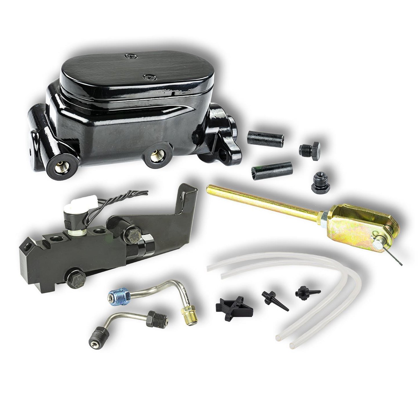 Right Stuff Detailing Black Master and Valve Combination MPN RSDB5672 For GM 1962-68
