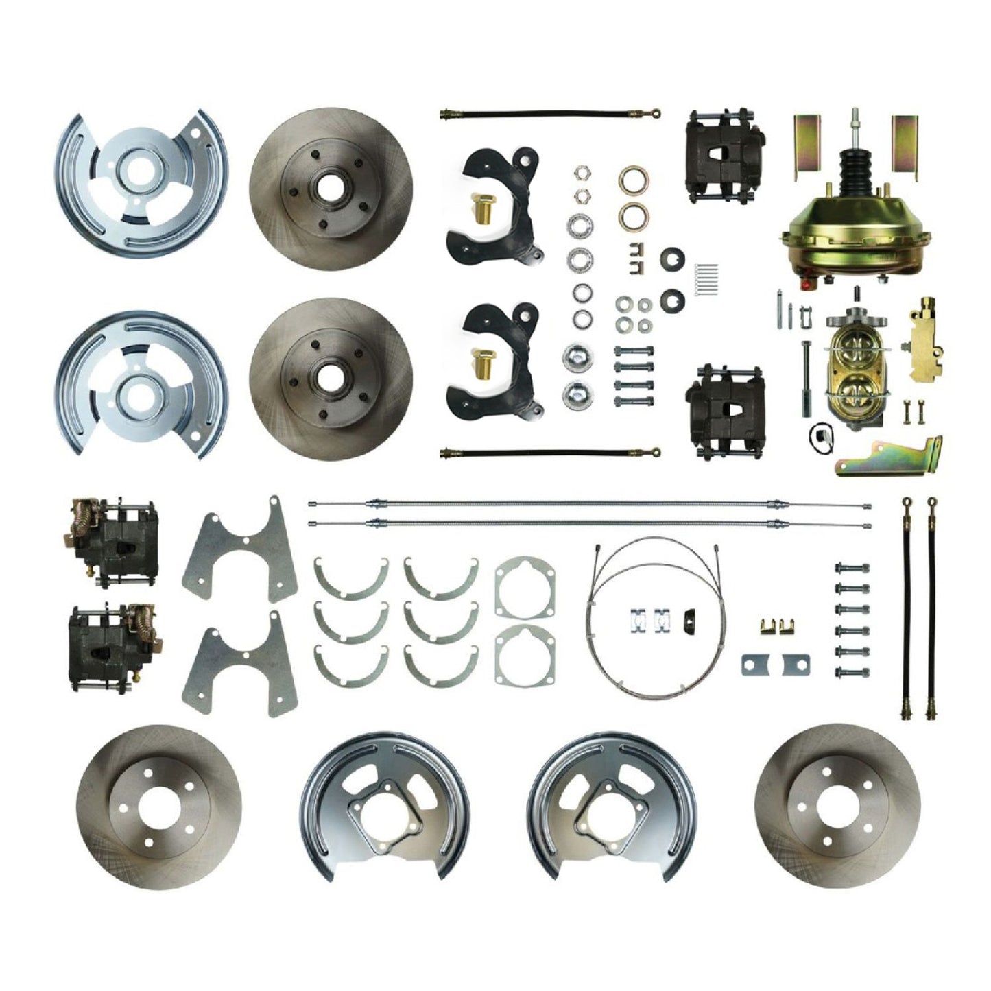 Right Stuff Detailing 55 - 57 Full Size Chevy Power Brake Conversion MPN RSDFSC554DCC For Chevy Fullsize 1955-57