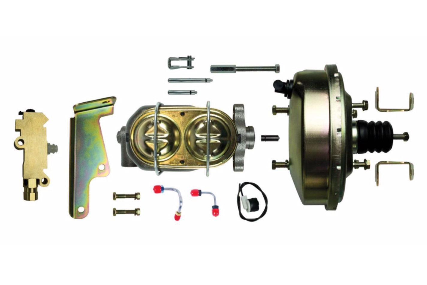 Right Stuff Detailing 9in Booster/Master Cylinder Kit Disc/Drum MPN RSDG91020971 For GM A-Body, F-Body