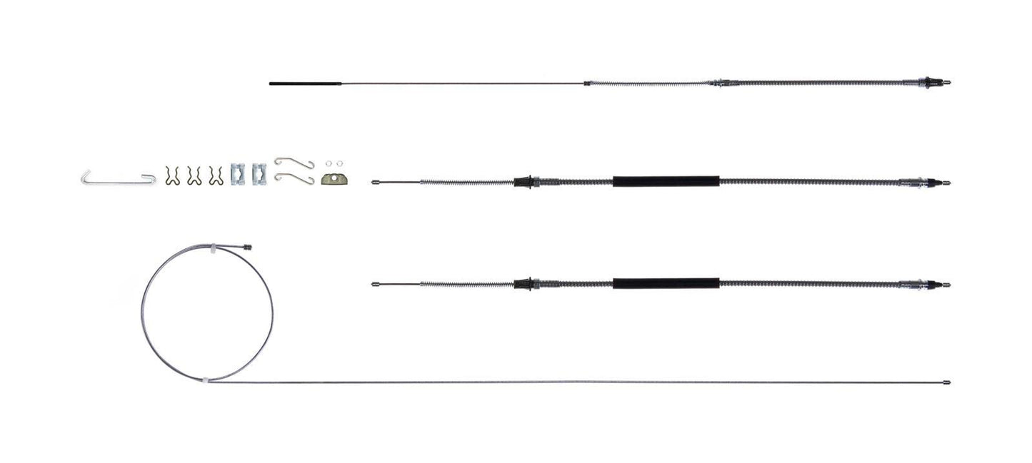 Right Stuff Detailing 68-72 Chevelle Brake Cable Set w/Hardware MPN RSDRSBCC03 For GM A-Body 1968-72