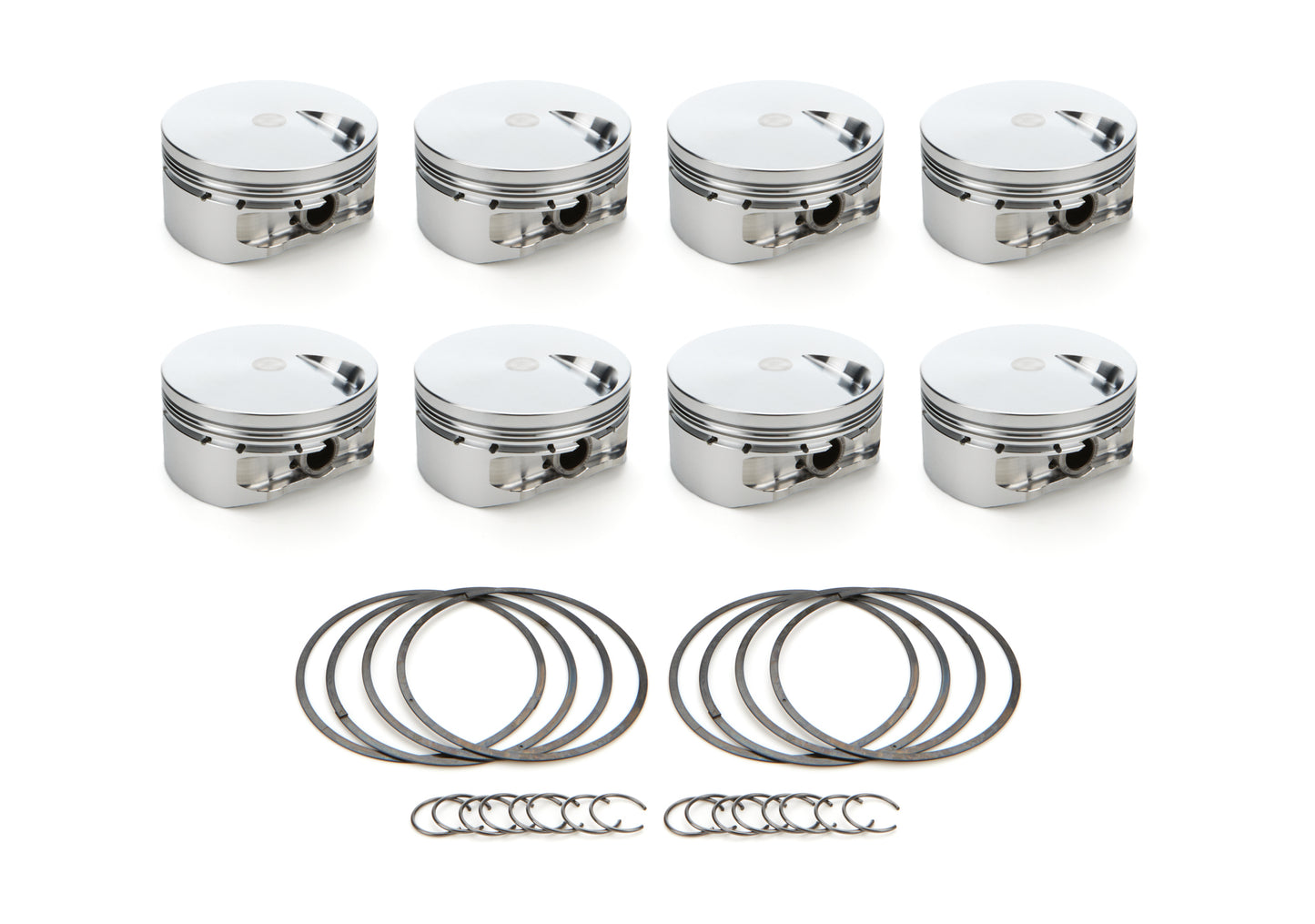 Race Tec Pistons BBC FT Piston Set 4.500 Bore -3cc MPN RTP1001266 For Chevy