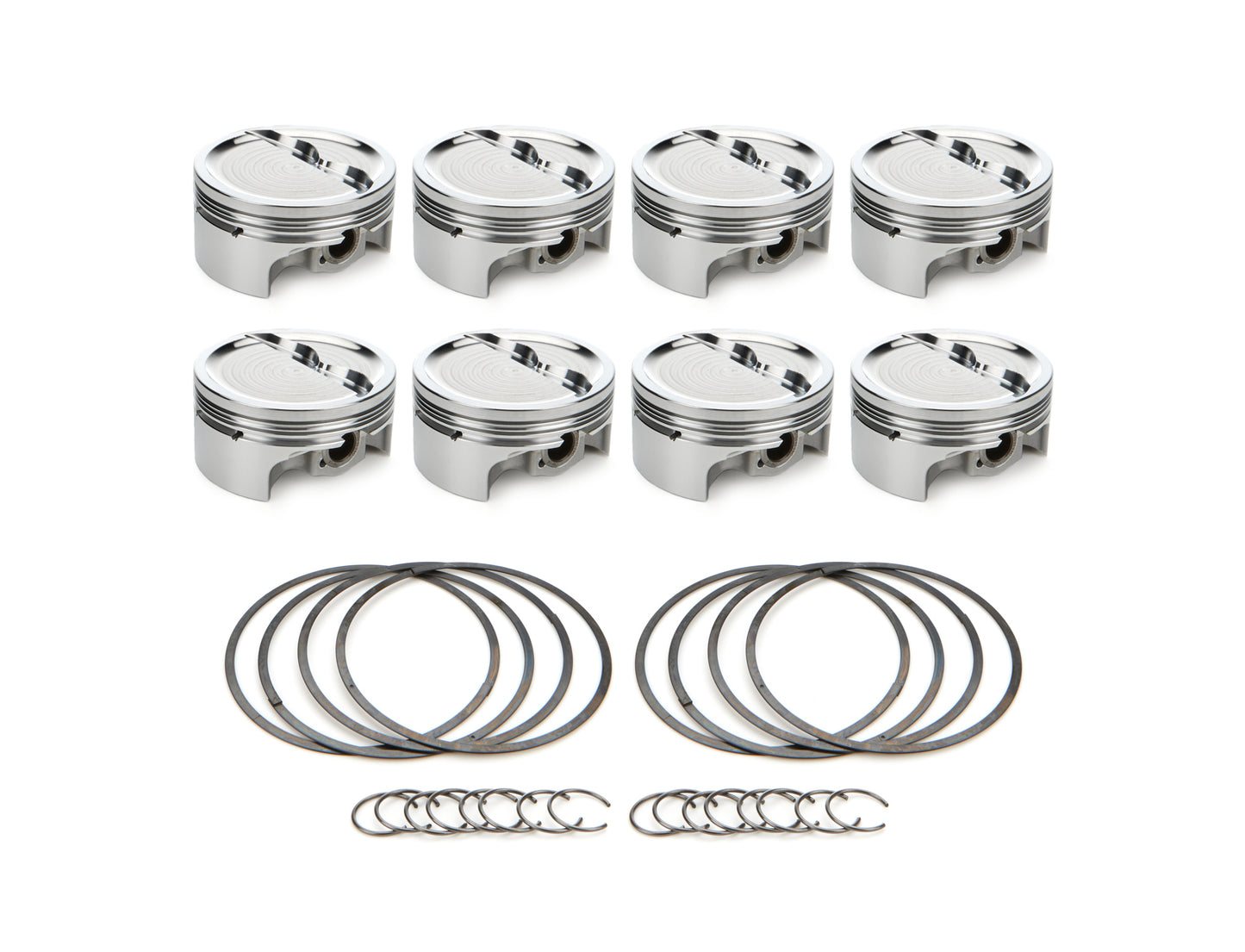 Race Tec Pistons SBC Dished Piston Set 4.030 Bore - 18.9cc MPN RTP1001630 For Chevy