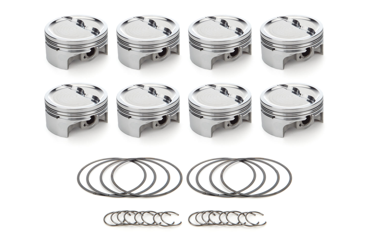 Race Tec Pistons SBC Dished Piston Set 4.040 Bore - 19.4cc MPN RTP1001632 For Chevy