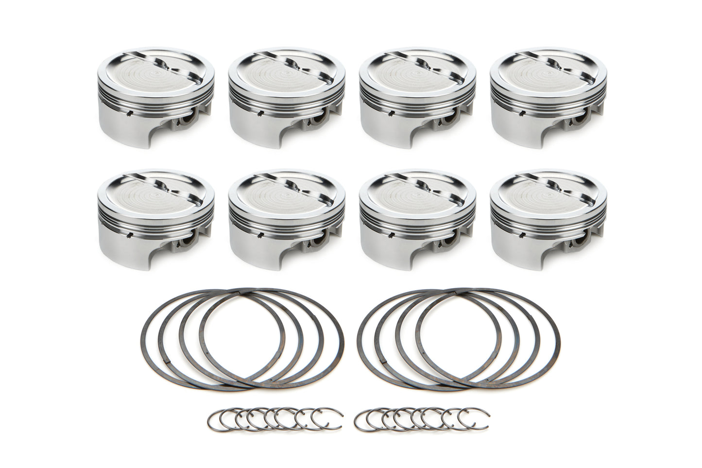 Race Tec Pistons SBC Dished Piston Set 4.155 Bore - 23.9cc MPN RTP1001655 For Chevy