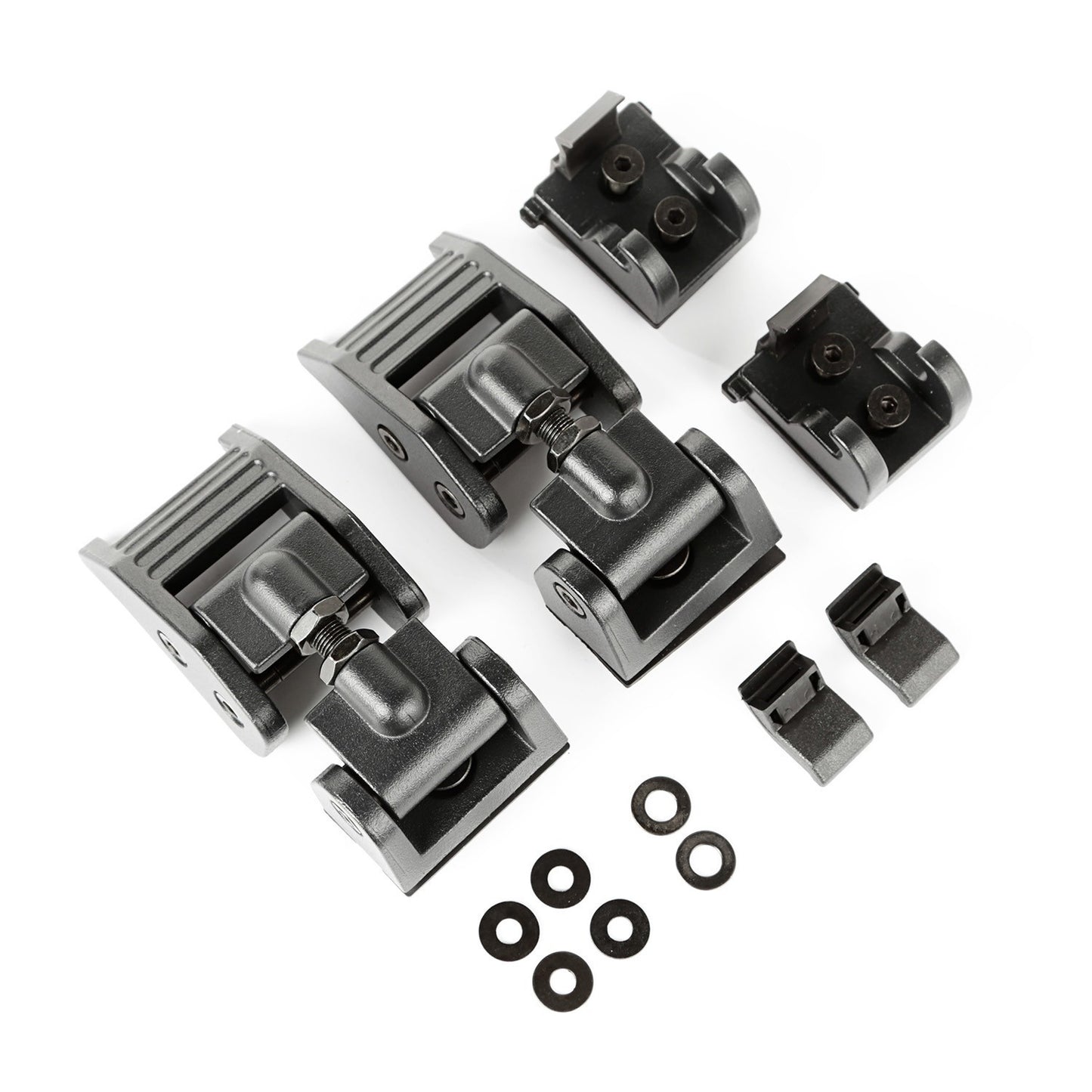 RUGGED RIDGE Hood Latches Black 18- Jeep Wrangler JL RUG11210.21