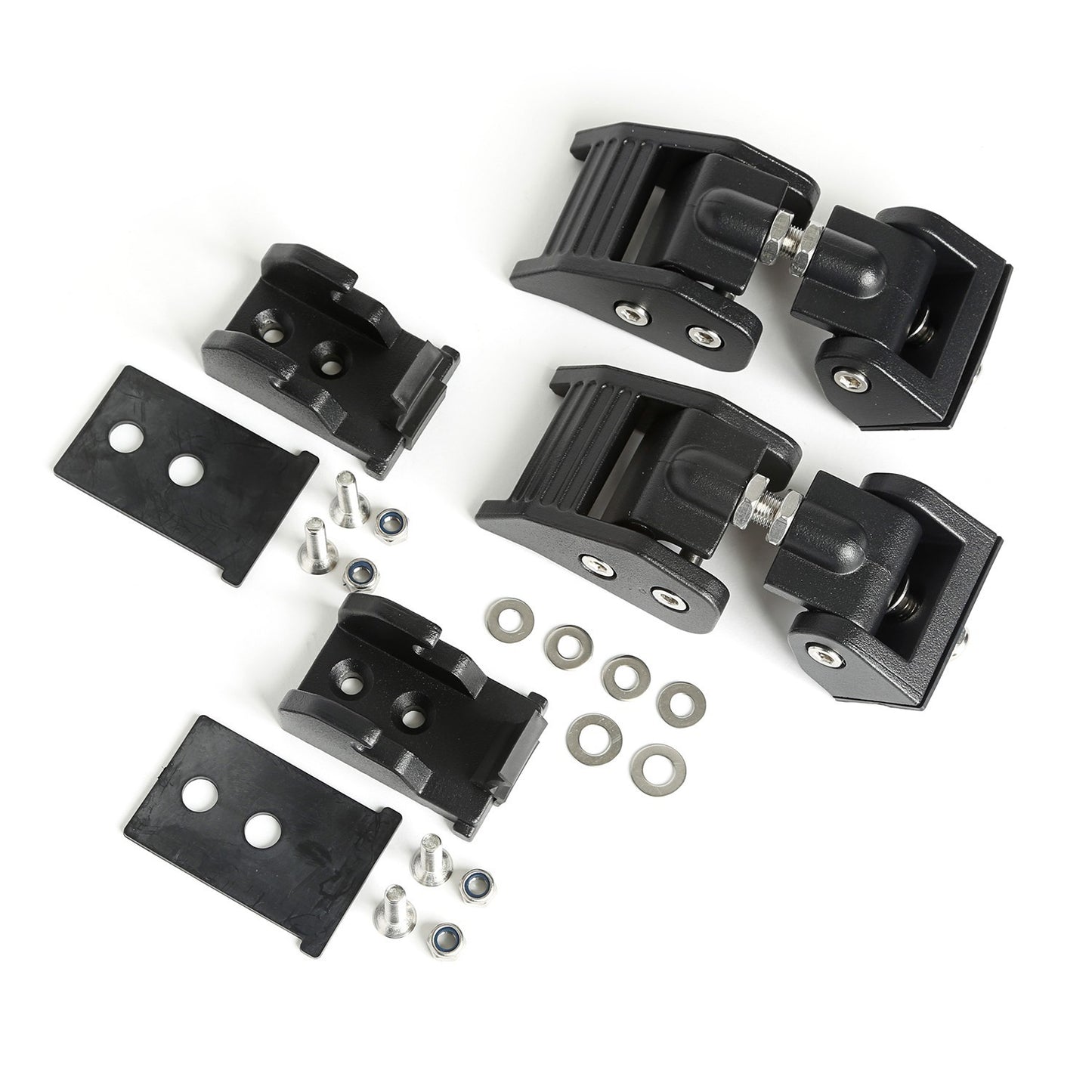 RUGGED RIDGE Hood Latches Textured Bl ack 18- Jeep Wrangler JL RUG11210.27