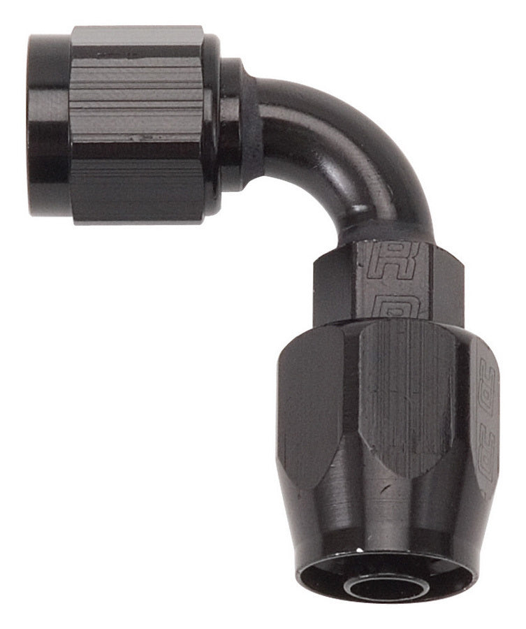 RUSSELL #4 90 Deg Hose End Black RUS610155