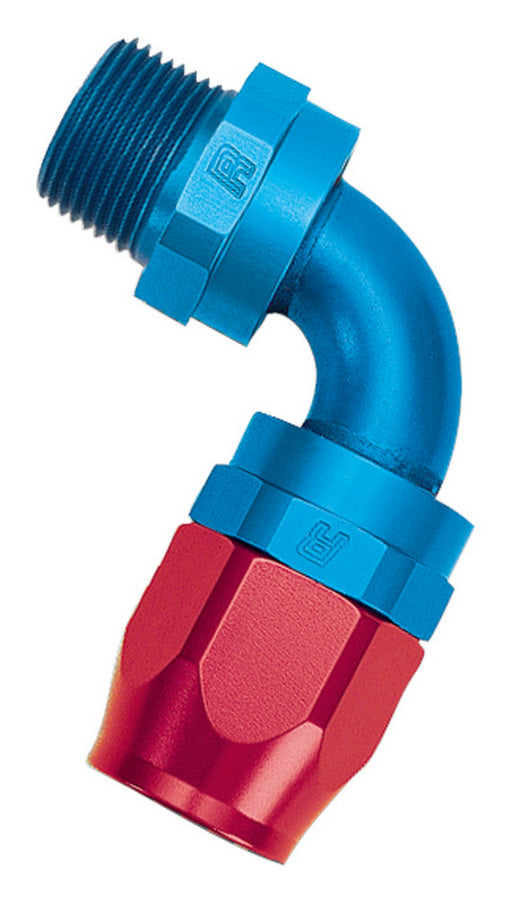Russell 90 Deg. Full Flow Hose End #6 - 1/4 NPT MPN RUS612090