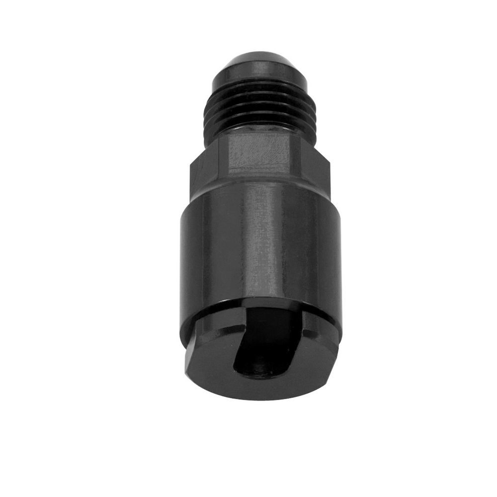 RUSSELL EFI Fuel Fitting 6an Male to 1/4 Female Black RUS641303