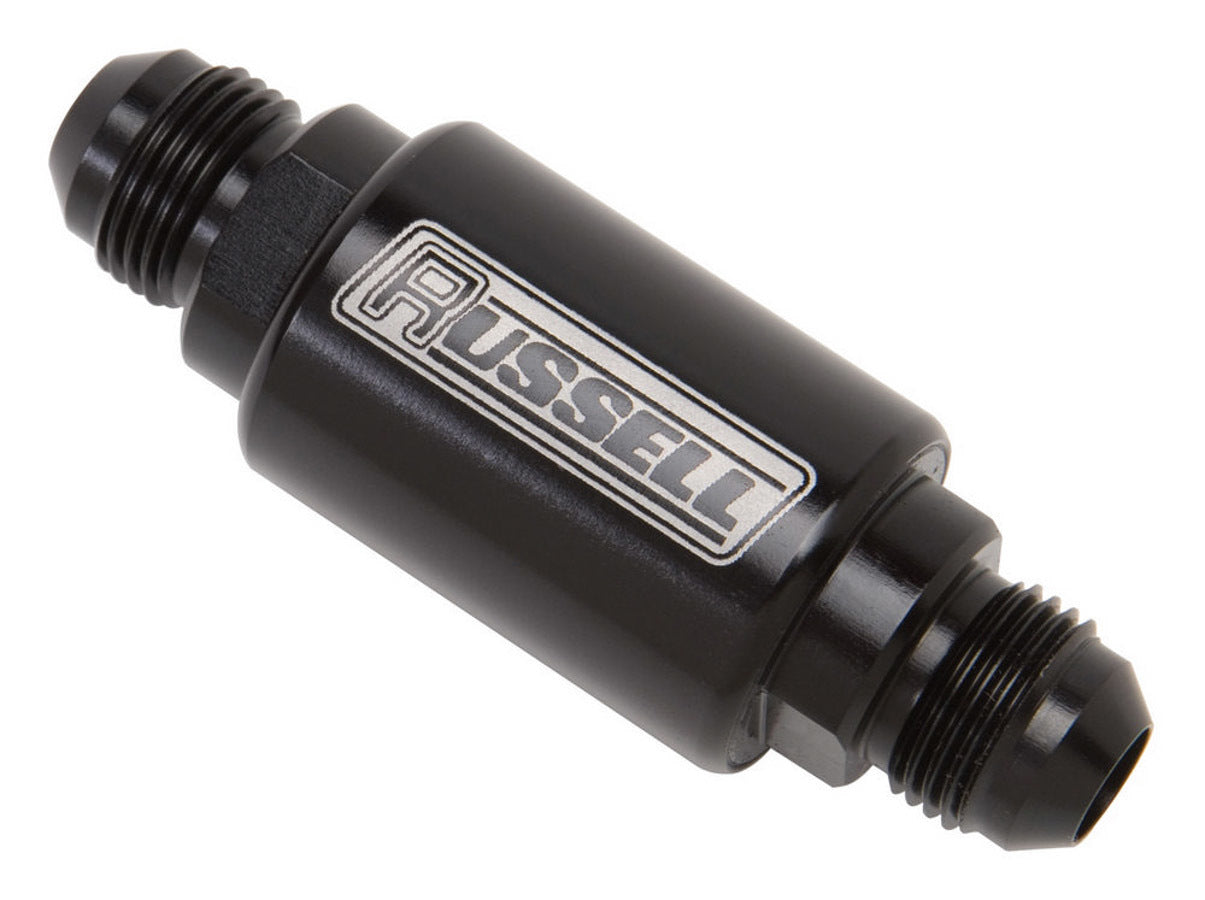 Russell P/C #6 3in Fuel Filter - Black MPN RUS650133