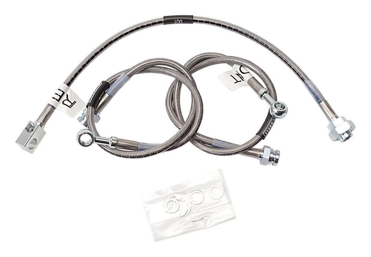Russell S/S Brake Line Kit 88-00 GM 2WD Truck MPN RUS672340 For GM Truck 1988-2000