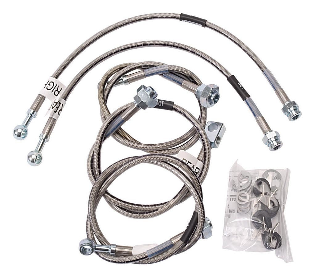 RUSSELL S/S Brake Line Kit 01-06 GM HD Trucks RUS695770