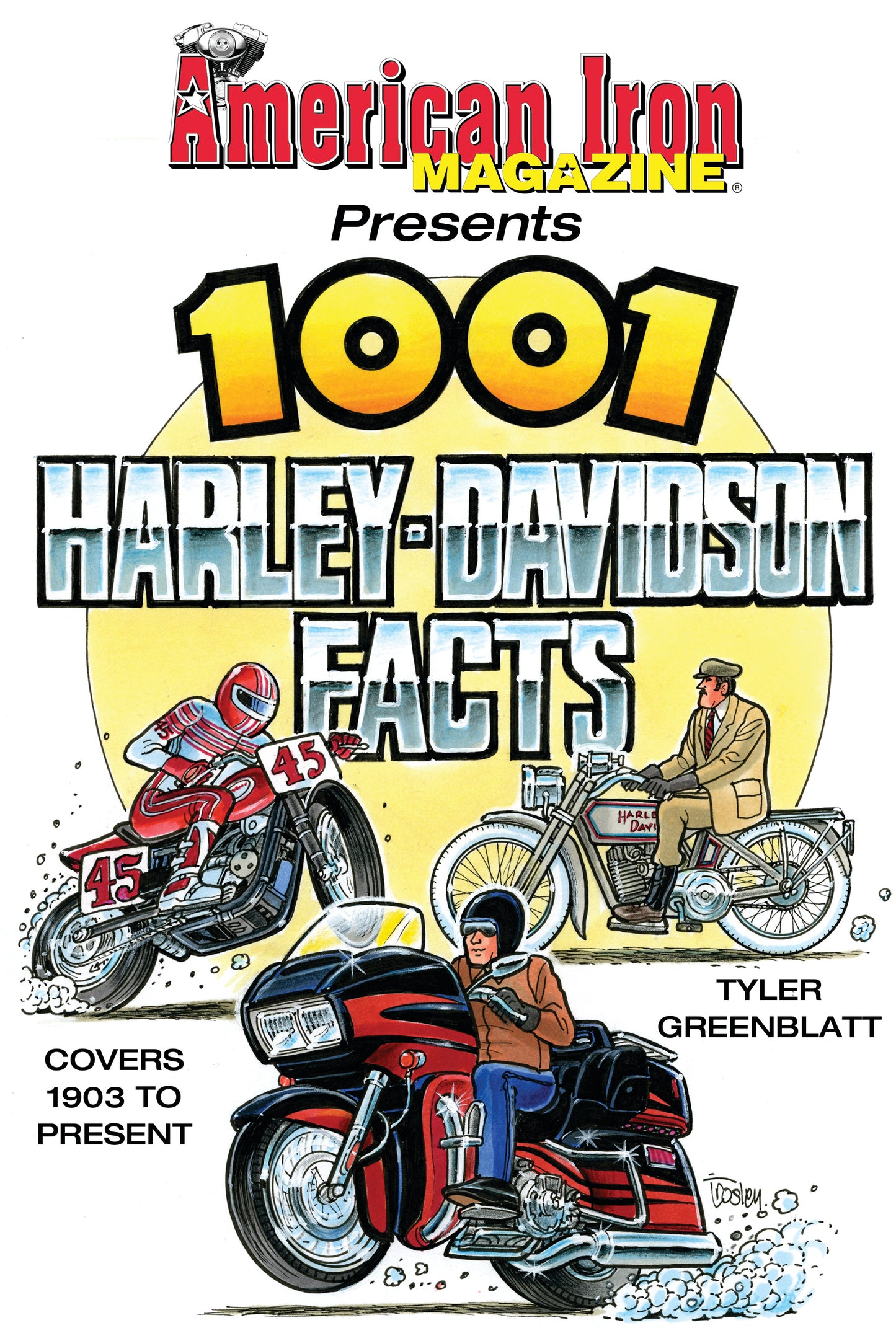 S-A BOOKS American Iron 1001 Harley Davidson Facts SABCT575