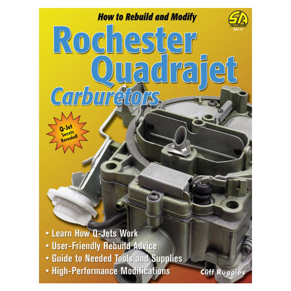 S-A Books How to Build and Modify Quadrajet Carbs MPN SABSA113
