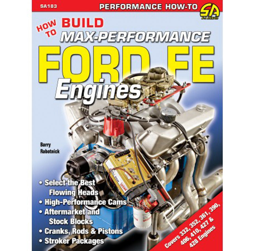 S-A Books How To Build Max Perf FE Motors MPN SABSA183 For Ford