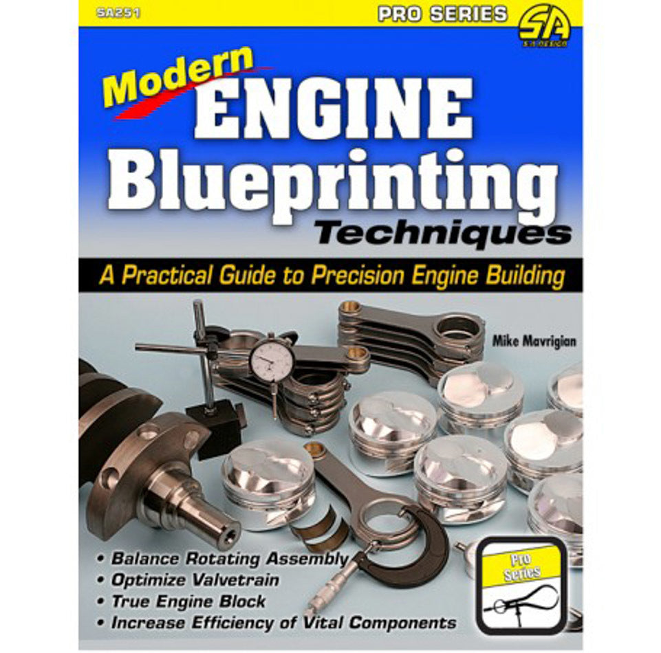 S-A Books Modern Engine Blueprinti ng Techniques MPN SABSA251