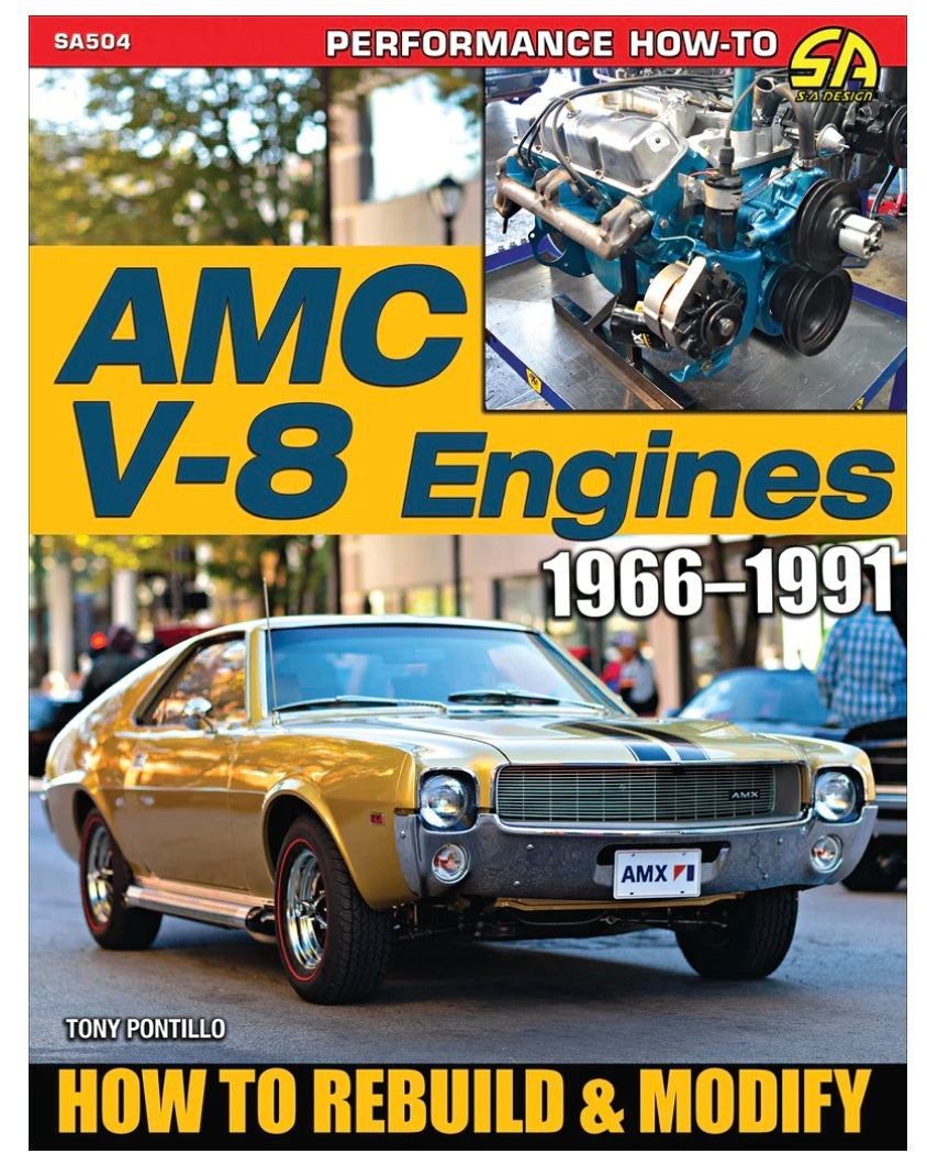 S-A Books AMC Engine V8 1966-91 MPN SABSA504 For AMC 1966-1991