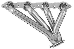 Sanderson Silver Ceramic Headers Block Huggers MPN SANLS150-SEC For GM LS-Series, Ram