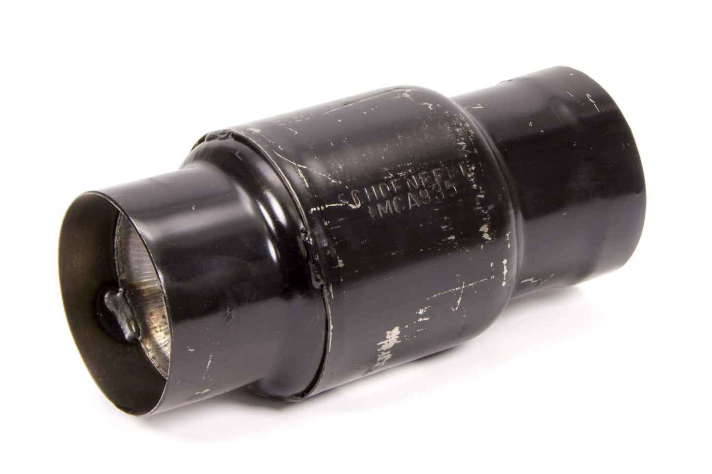 Schoenfeld Muffler IMCA Spec 3.5 Inlet 9in Long MPN SCHIMCA935